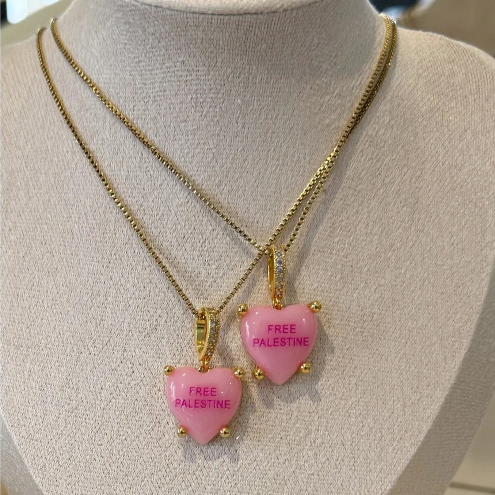 Free Palestine Pendant